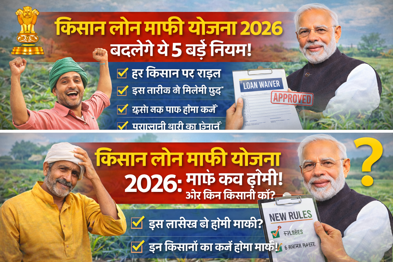 किसान लोन माफी योजना 2026