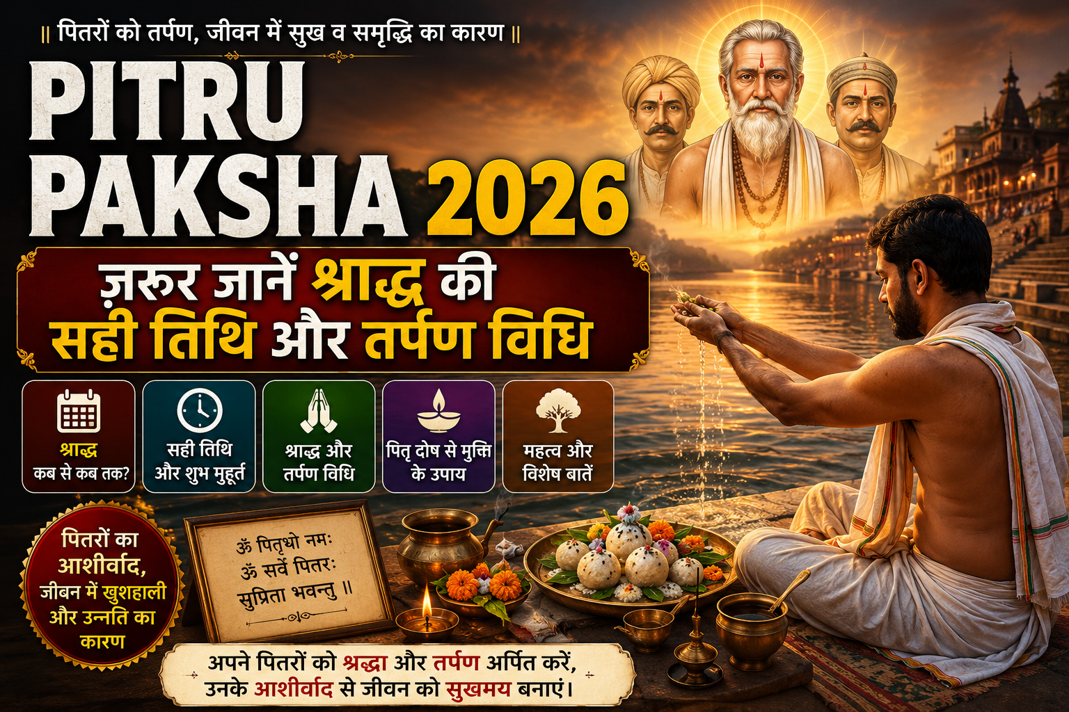 Pitru Paksha 2026 Shradh Tarpan Vidhi